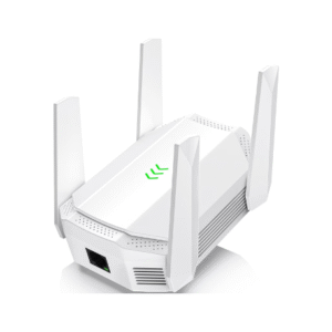 AX3000 WiFi 6 Extender, Dual Band WiFi Extender Signal Booster, Internet Booster with Gigabit Ethernet Port, Covers Up to 12,000sq.ft and 99 Devices, Faster Speed and Easy Setup, White