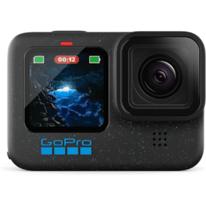 GoPro HERO12 Black – Waterproof Action Camera with 5.3K60 Ultra HD Video, 27MP Photos, HDR, 1/1.9″ Image Sensor, Live Streaming, Webcam, Stabilization