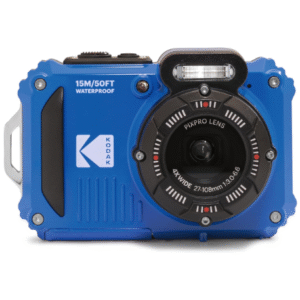 KODAK PIXPRO WPZ2 Rugged Waterproof Shockproof Dustproof WiFi Digital Camera 16MP 4X Optical Zoom 1080P Full HD Video Vlogging Camera 2.7″ LCD (Blue)