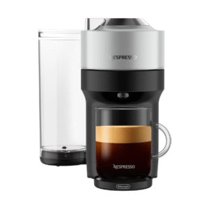 Nespresso Vertuo Pop+ Deluxe Coffee and Espresso Machine by De’Longhi, 120 Volts, Silver