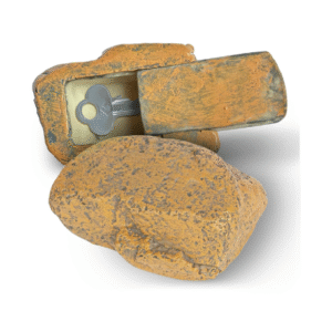 Hide A Key Outside Fake Rock – Spare Key Hiders Outside, Secret Key Holder Like A Real Stone, Rock Safe Storage Lock Box for Outdoor Yard Garden Statue Ornament