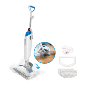 Bissell Power Fresh Steam Mop with Natural Sanitization, Floor Steamer, Tile Cleaner, and Hard Wood Floor Cleaner with Flip-Down Easy Scrubber, 1940A