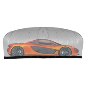 IN THE GARAGE Outdoor Car Shield - Inflatable Car Cover and Storage Bubble 16' / 4.9m