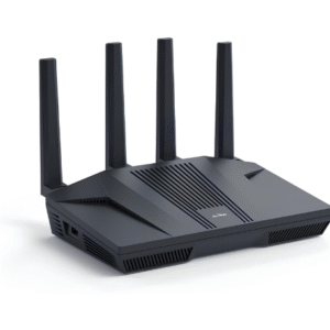 GL.iNet GL-MT6000(Flint 2) WiFi 6 Router with Wide Coverage, High-Speed Gaming Router, 2 x 2.5G Multi-Gig Ports+4 x 1G Ethernet Ports, Mass Device Connectivity, Rapid OpenVpn & WireGuard, 802.11ax
