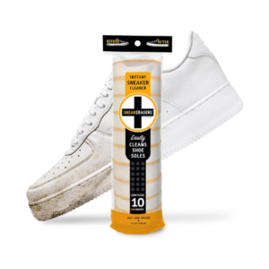 SneakERASERS Sole & Sneaker Cleaner, Premium Shoe Cleaner for Sneakers, Dual-Sided Sponges, Effective for Tennis Shoes & Women Men Sneakers, Gentle Rub Design Cleaner Kit, 10 Pack