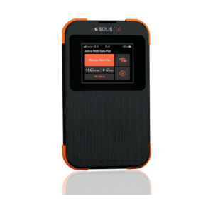SIMO Solis 5G WiFi Mobile Hotspot for Travel, Local and International Coverage Router, Multi-Carrier Access, No Contract Required, Supports 16 Devices, 1GB/Month Lifetime Data Included (Renewed)