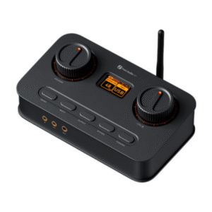 Fosi Audio K7 DAC Headphone Amp, Desktop USB C Digital to Analog Audio Converter for Workspace and Gaming PC PS5, Optical/Coaxial/Bluetooth aptX HD LL/Microphone Input, 3.5mm/4.4mm Balanced/RCA Output