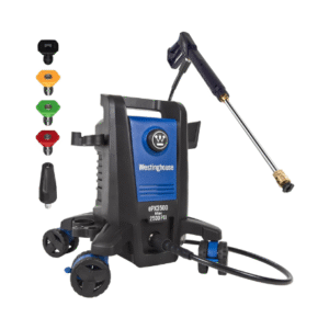 Westinghouse ePX3500 Electric Pressure Washer, 2500 Max PSI 1.76 Max GPM with Anti-Tipping Technology, Onboard Soap Tank, Pro-Style Steel Wand, 5-Nozzle Set, for Cars/Fences/Driveways/Home/Patios